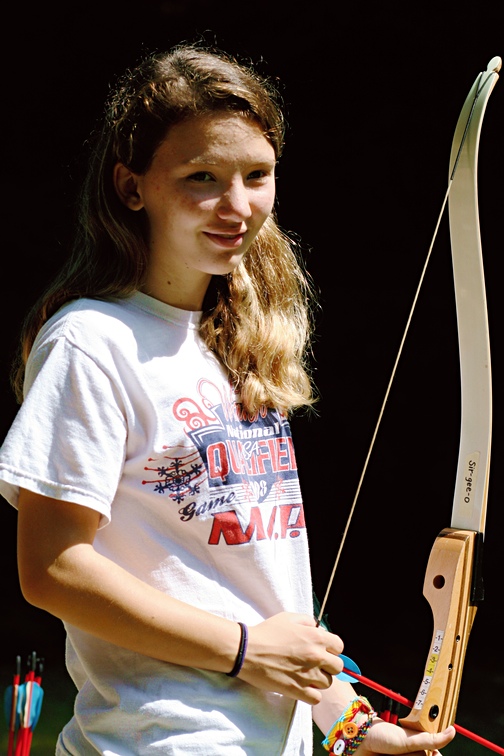 Summer Camp Archery Girl