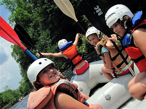 Whitewater Rafting Fun for Kids