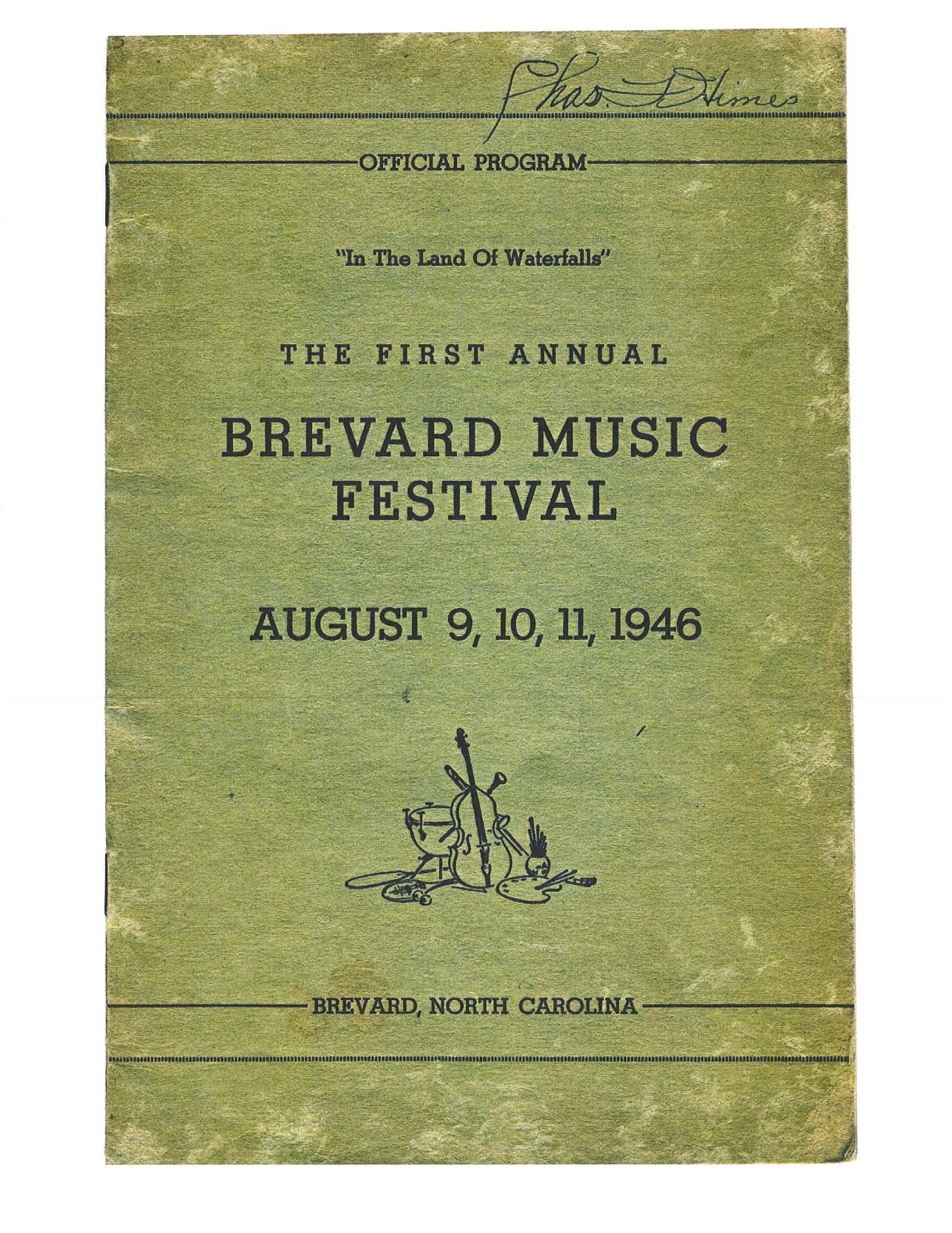 Brevard Music Festival program