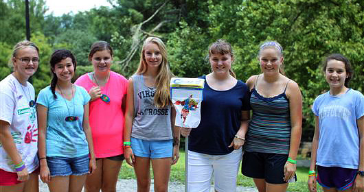 Campers win mop award for a clean cabin