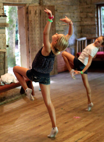 Dancer camp girls