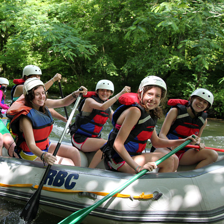 Rafting Girl Campers