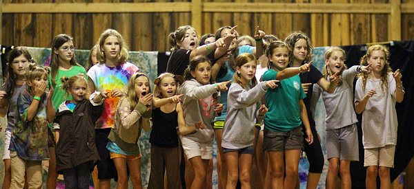 Scene from camp musical