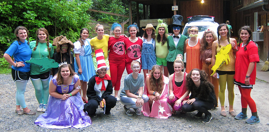 Camp Banquet costume members