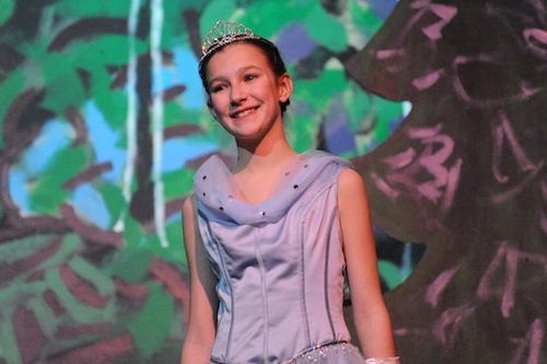 Eva in her role as Cinderella for her school's production of "Into the Woods". She was awesome! 