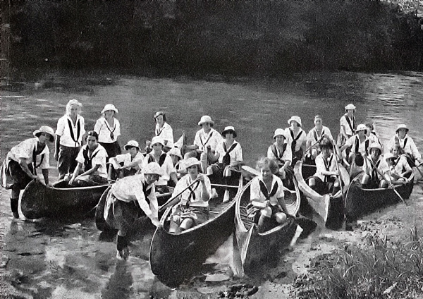 Canoe Trip Camp Girls