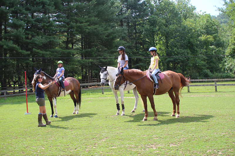 Camp Horseback Riding Class