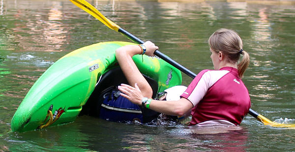 Whitewater Kayaking Camp Instruction
