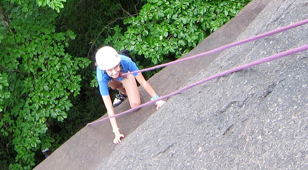 Rock Climbing Kid