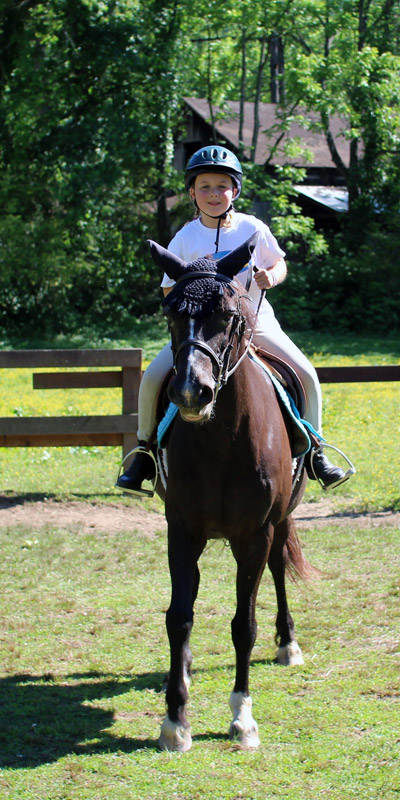 Camp Girl Riding Horse