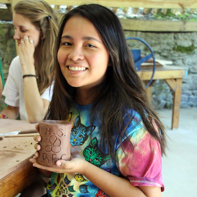 Ceramics Camp Girl