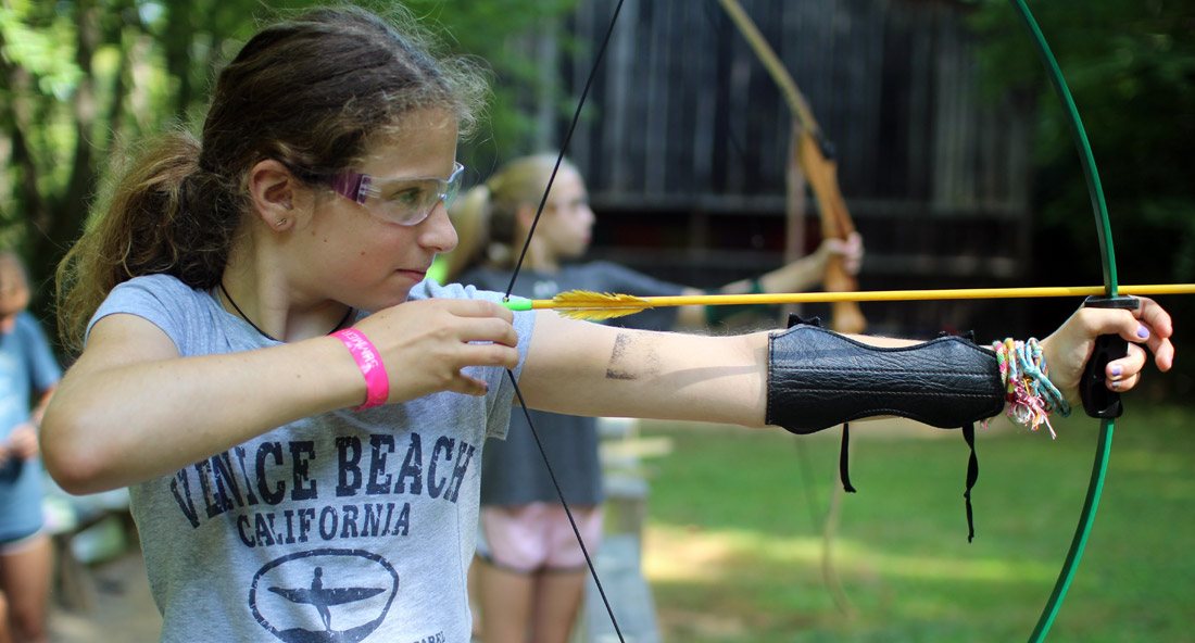 Camp Girl Loves Archery