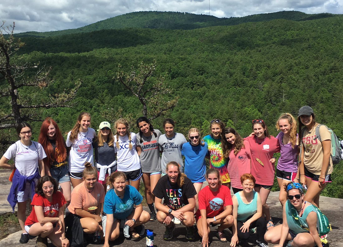 (9th grade hiking girls