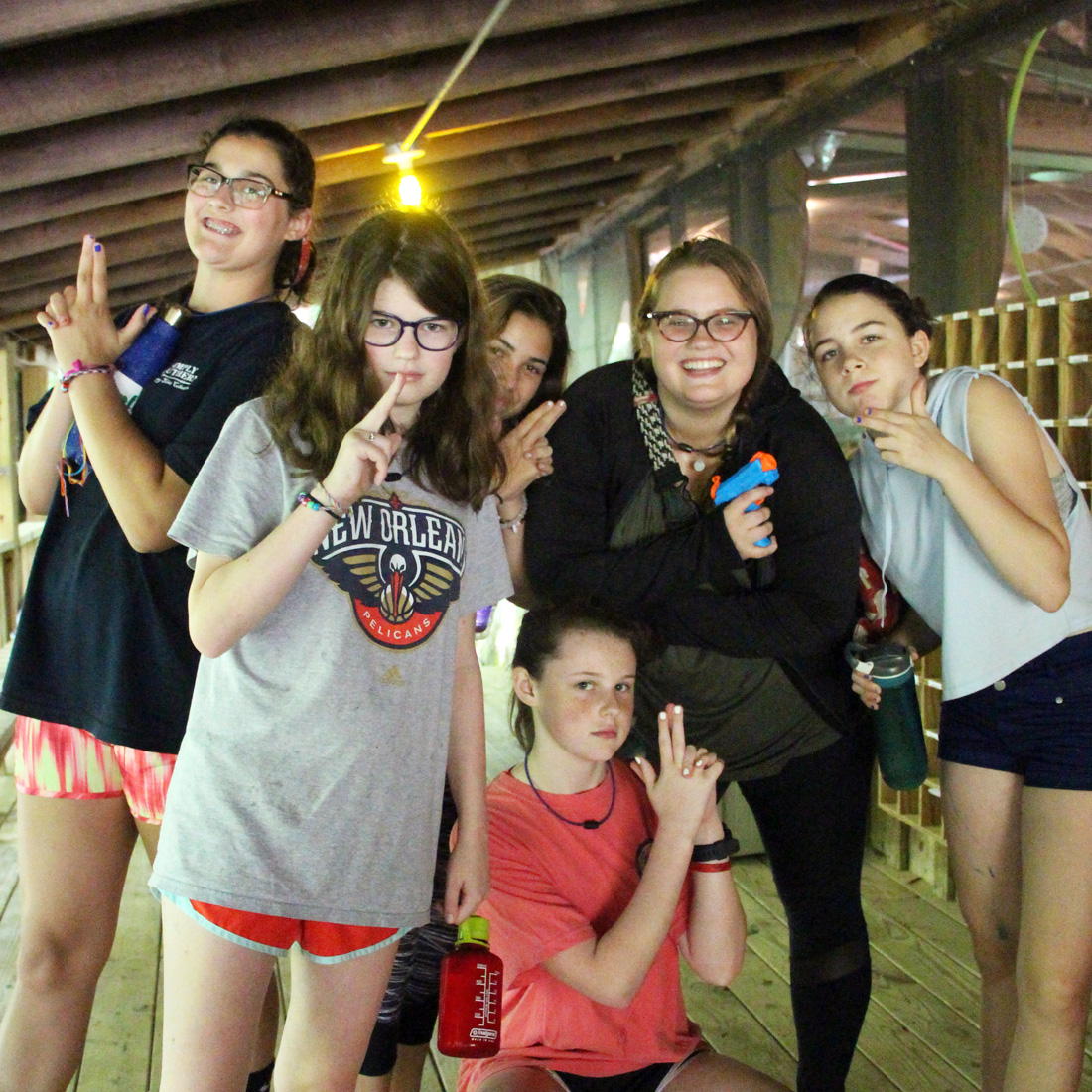 Camp Girls Pose