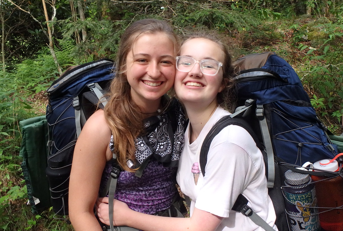 Teen Hiking Girls
