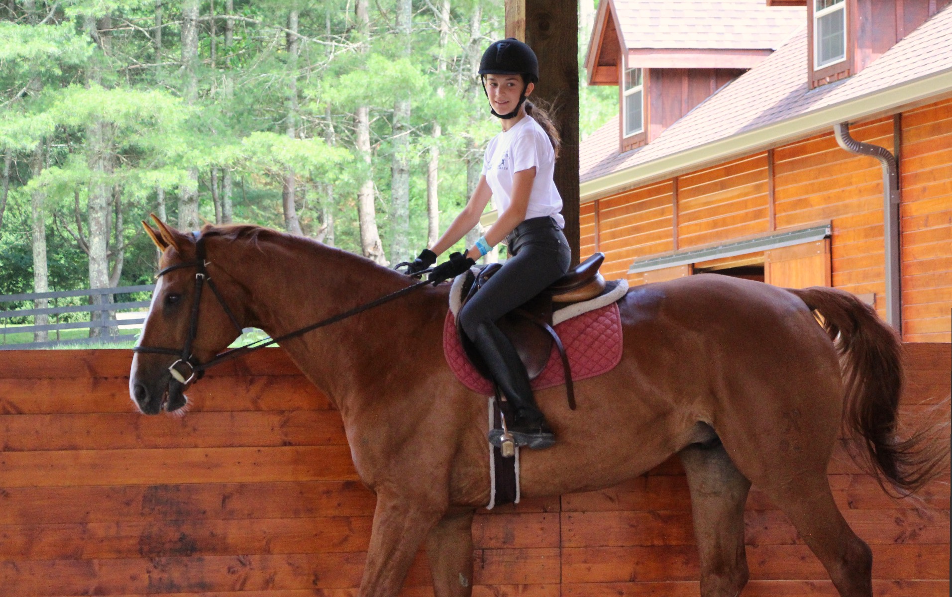 girl camp equestrian