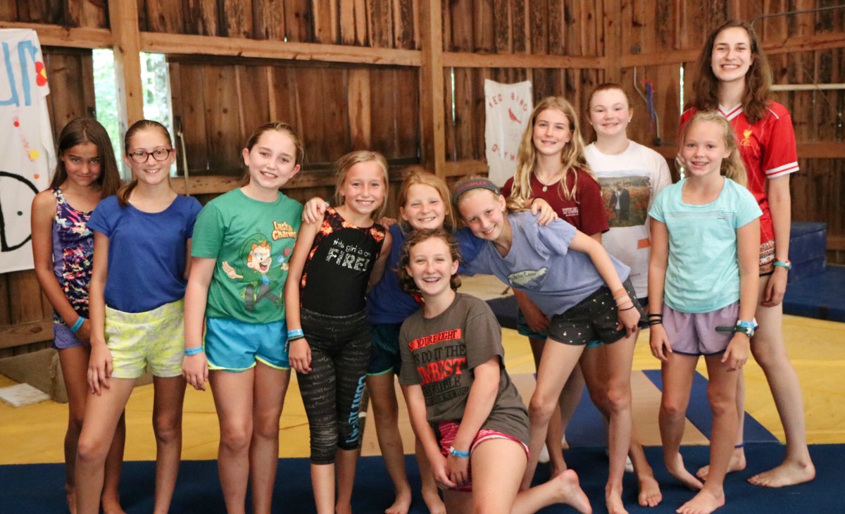 Camp gymnastics girls