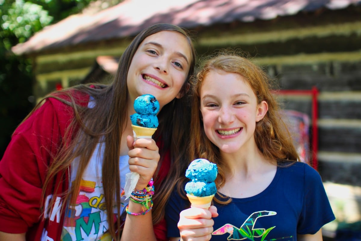 ice cream happiness girls