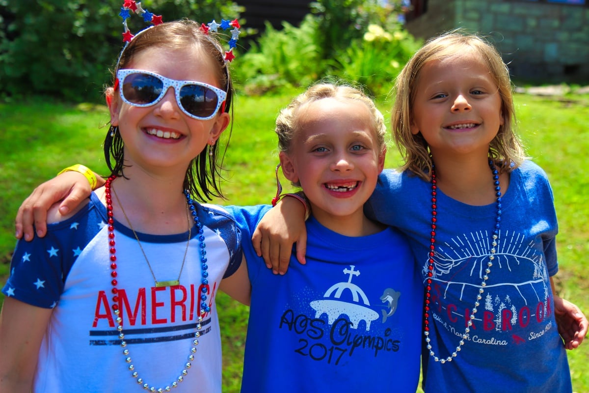 Camp Kids on 4th of july