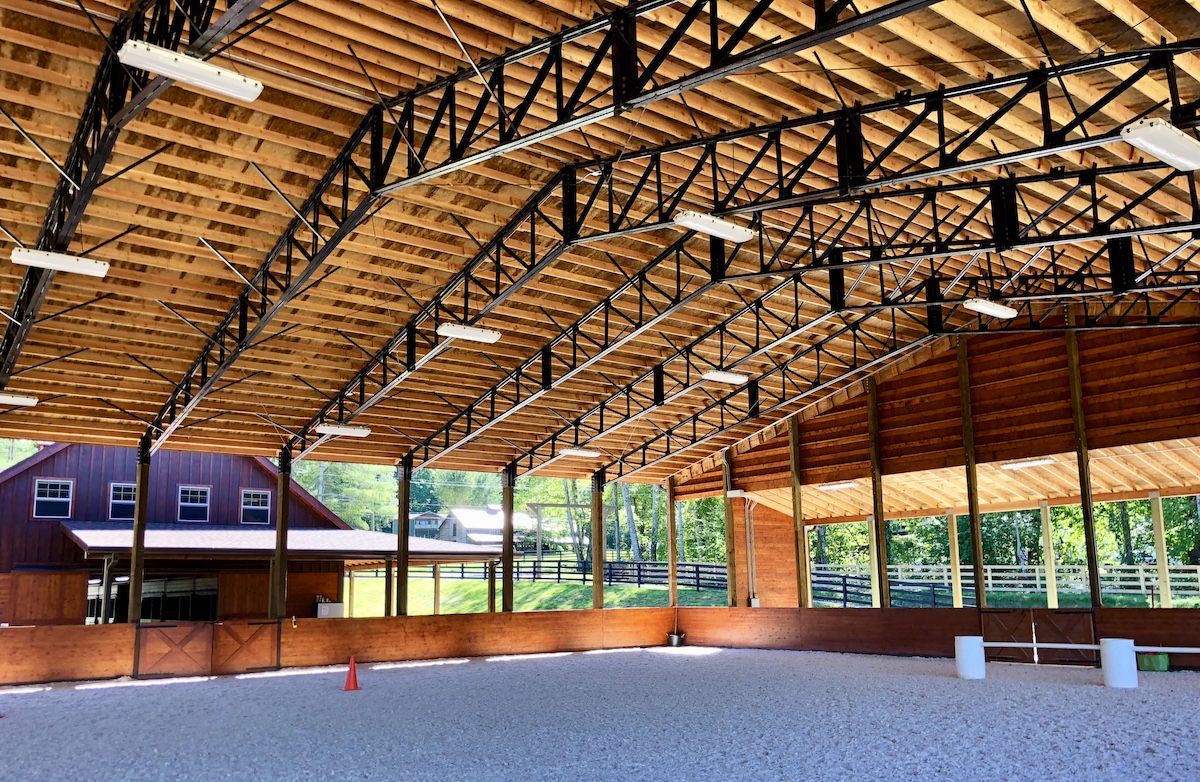indoor horseback arena