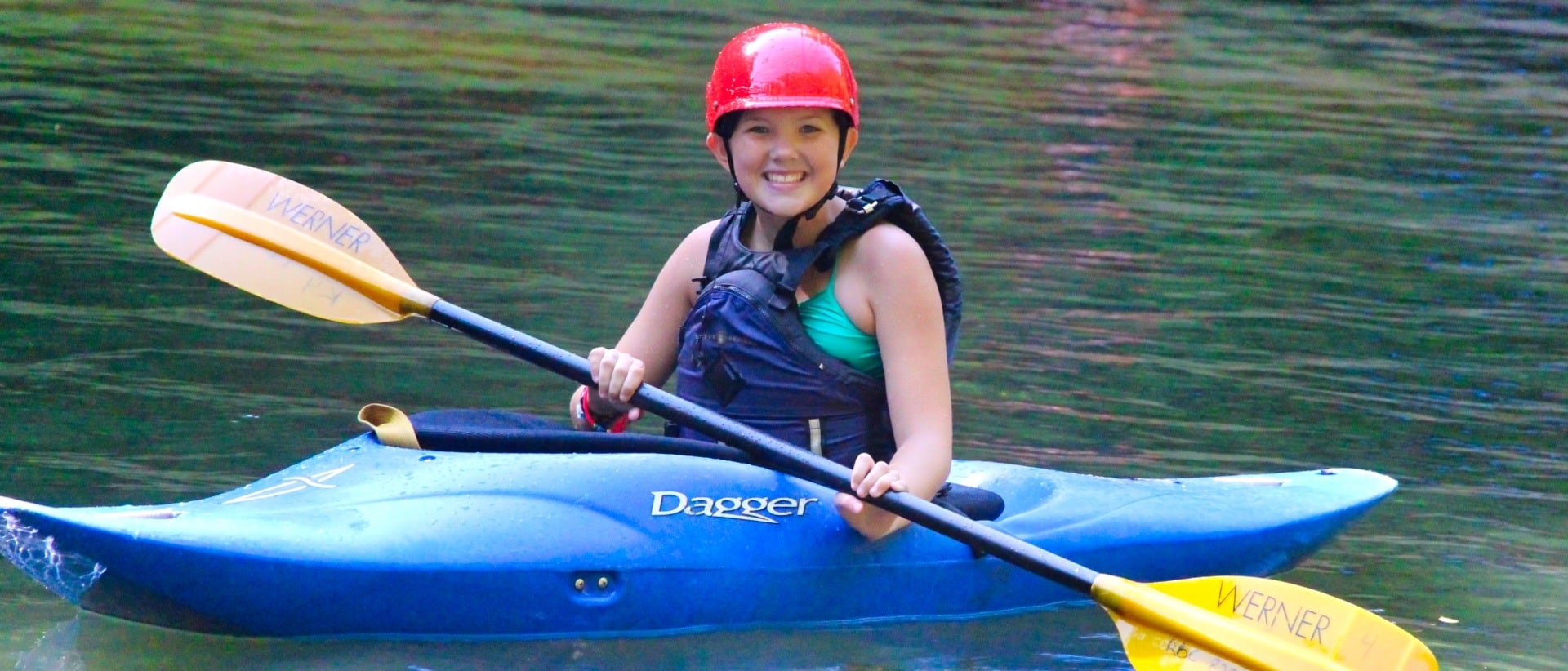 kayaking trip child
