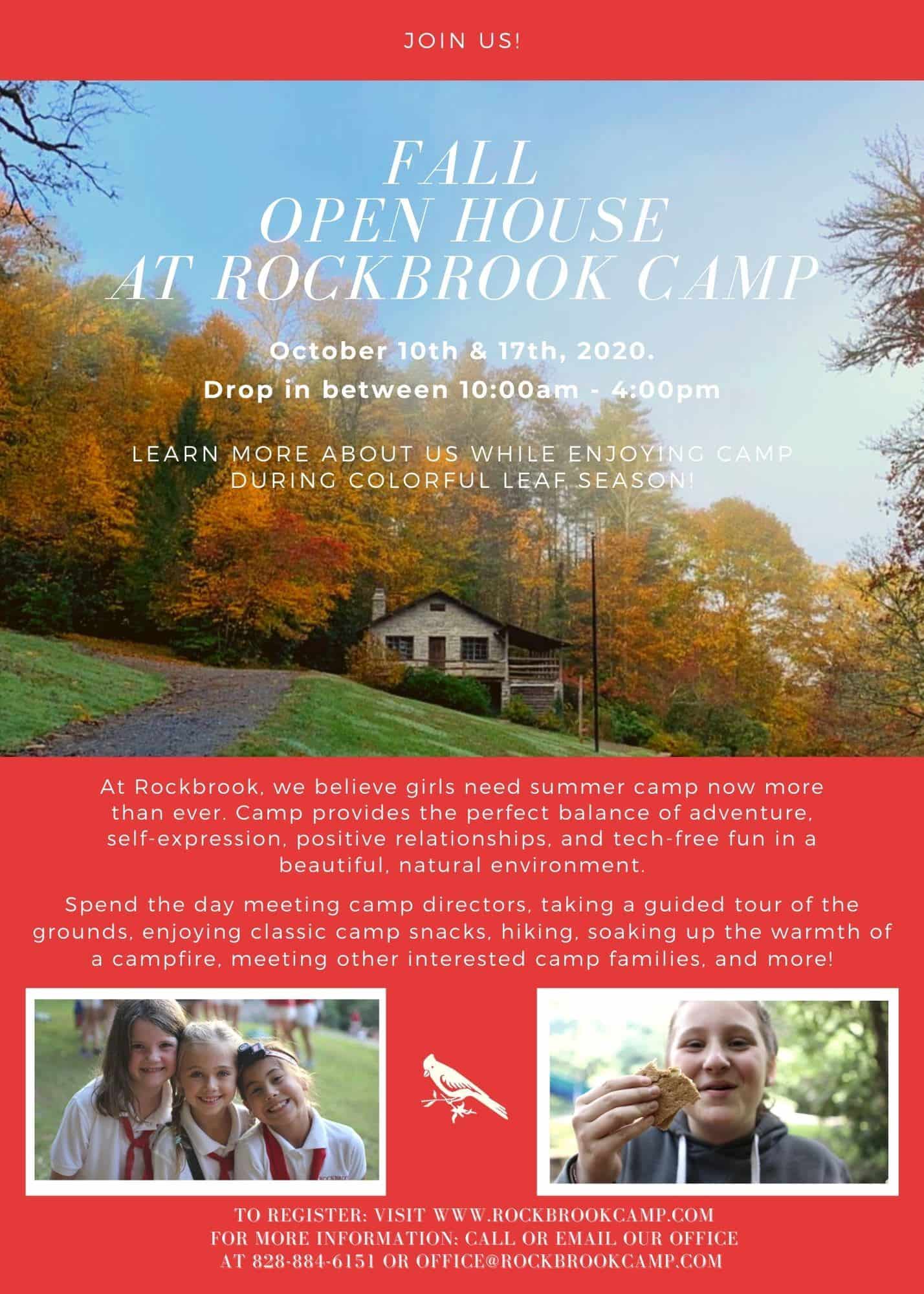 camp open house invitation