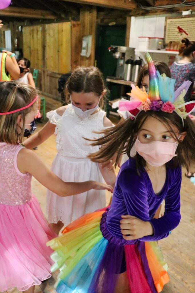 small girls dance fun