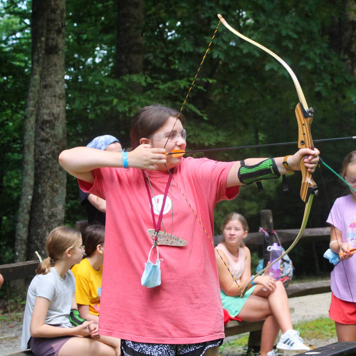 camp long bow archery